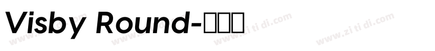Visby Round字体转换